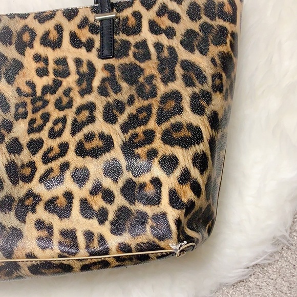 | leopard Kate spade tote | - Picture 4 of 7